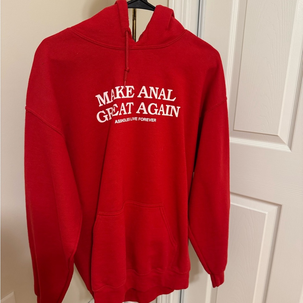 Red Graphic Men's Sweater